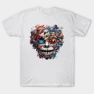 Robotic Face T-Shirt